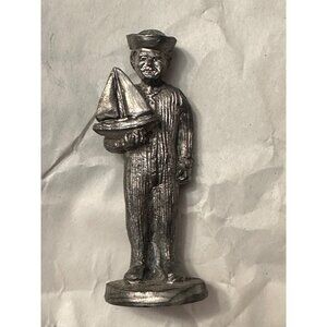 Michael Ricker 2006 Pewter Sailor Boy Figurine‎ in Pajamas